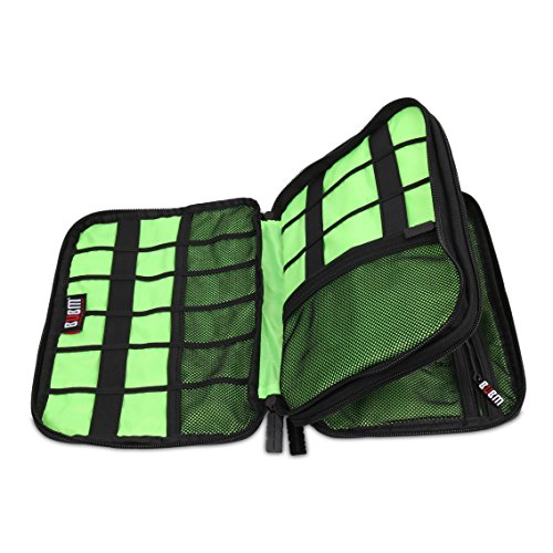 BUBM-Double-Layer-Travel-Gear-Organizer-Electronics-Accessories-Bag-Two-layers-Black