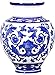 Emenest Cobalt Porcelain Ceramic Vase – Blue & White Vase Table Floor Decorative Centerpiece for The Home, Garden & Wedding Halls Beautiful Decor- Ideal Floral Indoor & Outdoor Ornamental Gift
