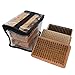 RaceWax Ski Wax Brush Kit Snowboard Set Three, Nylon Horsehair Brass - (RB-1205)