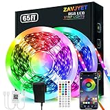 LED Strip Lights, 65ft Smart Rope Light Strips with