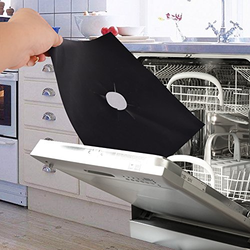 Bomach 6 Pack Gas Stove Range Burner Covers,Reusable Gas Stove Range Burner Protectors,Double Thickness,Non-Stick,Fast Clean Stovetop Burner Protector Liner Cover for Kitchen Cooktop Accessories - Thumbnail 4