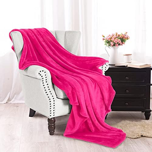 Exclusivo Mezcla Fleece Throw Blanket for Couch, Sofa and Bed, Super