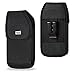 For Samsung Galaxy J3 / S7 / S6 / S6 Edge / S5 Reiko Rugged Heavy Duty Pouch Case W/ Black Metal Belt Clip (Fits With Silicone / Thin Hybrid Case On) and Zoomazig Stylus