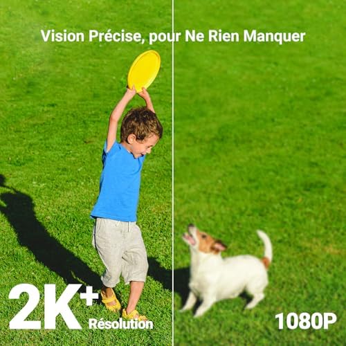 2K+(4MP) Camera Surveillance WiFi Exterieure sans Fil CB8 Lite Kit