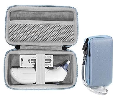 CaseSack Thermometer Case for Ear/Infrared Thermometer Like Braun ThermoScan 7, 7+, 5 IRT6500, 3; iProven, iHealth, MILDSIX, KDT, EasyEast, CandyCare, LAMIG, Hugum, GoodBaby, Famidoc, Anthsania