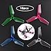 Makerfire 16pcs Transparent Tri-Blade Props 5042 Propellers CCW CW for QAV250 Quadcopter