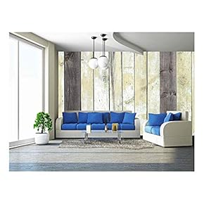 Grunge Wooden Plank - Removable Wall Mural | Self-Adhesive Large Wallpaper - 66x96 inches