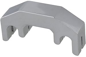 Yibuy Silver Violin Practice Mute for 1/2 3/4 4/4 Violin Made of Metal for Beginners
