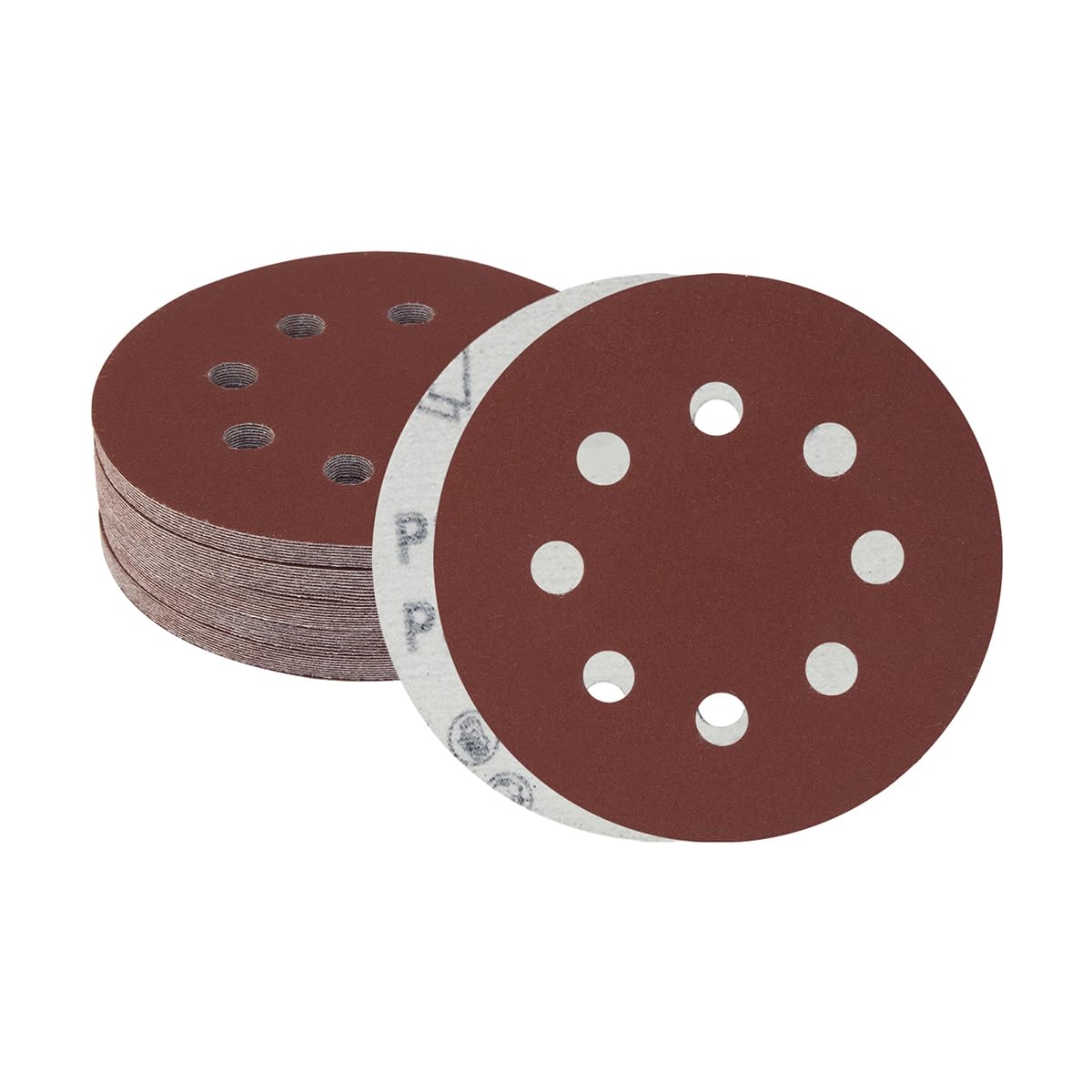 Meccion 125mm Sanding Discs 50pcs 1000 Grits Sander Discs Pads 5 Inch 8 Holes Hook and Loop Sander Paper for Random Orbital Sander