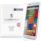iLLumiShield - Motorola Moto X Screen Protector (2014) (2nd Generation) with Lifetime Replacement Warranty - Japanese Ultra Clear HD Film with Anti-Bubble and Anti-Fingerprint - High Quality (Invisible) LCD Shield - [3-Pack] OEM / Retail Packaging