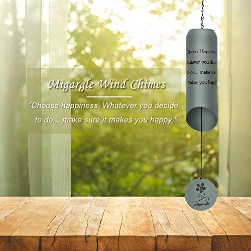 Migargle Wind Chimes Heroic Wind Bell-Outdoor Wind Chimes for Garden, Windows, Gift for Thanksgiving, Christmas, 24 inch