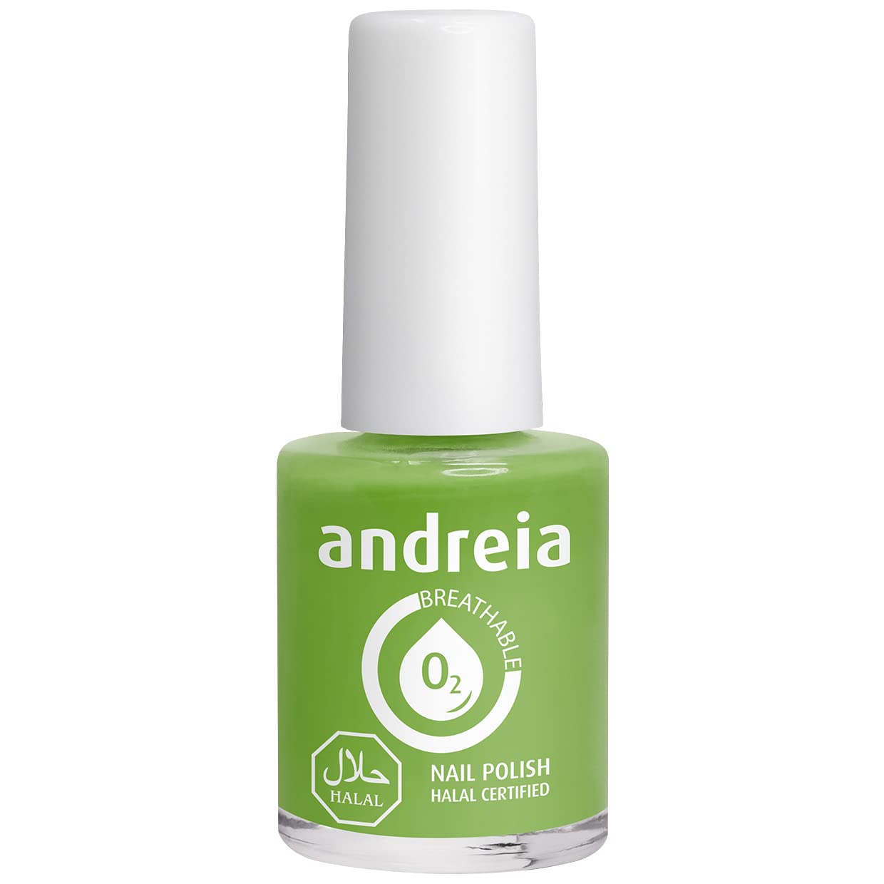 Andreia Halal Breathable Nail Polish Varnish - Water Permeable - B10 Green - Shades of Blue | 10.5 ml
