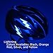 Red Lightning Bicycle Reflective Reflector Sticker