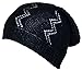 D&Y Women's Loose Knit Lightweight Vertical Zig Zag Pattern Skull Cap (One Size)