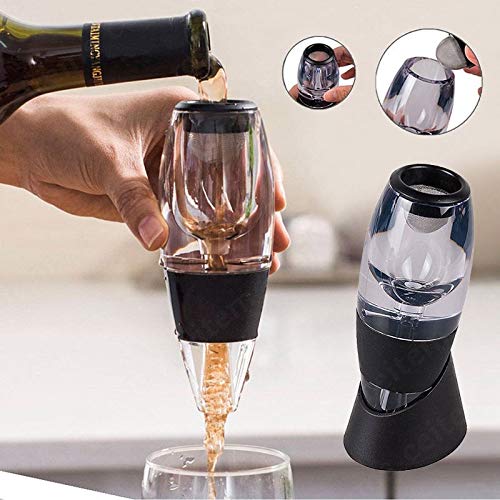 CJTMY Tragbarer aufblasbarer Filter Magic Belüfter Set Family Party Bar Essential Red Wine Equipment Bar Zubehör – Bild 3