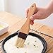 1 inch & 1.5 inch Pastry Brush Natural Boar Bristle Basting Brush Kitchen Oil Brush with Beech Wooden Handle and Hanging Rope String Grill BBQ Sauce Baster Baking Cooking Marinade Brushes (Pack of 2)