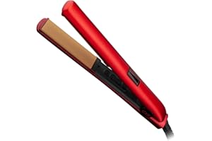 CHI Original Digital Ceramic Hair Straightener 1", Hairstyling Iron, Delivers Shiny Smooth Results, Even Heat for Less Damage, Midnight Matte Black