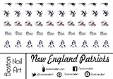 NFL - New England Patriots Waterslide Nail Decals - 50pc