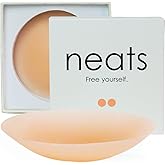 NEATS Nipple Covers for Women, Reusable & Hypoallergenic Adhesive Silicone Pasties
