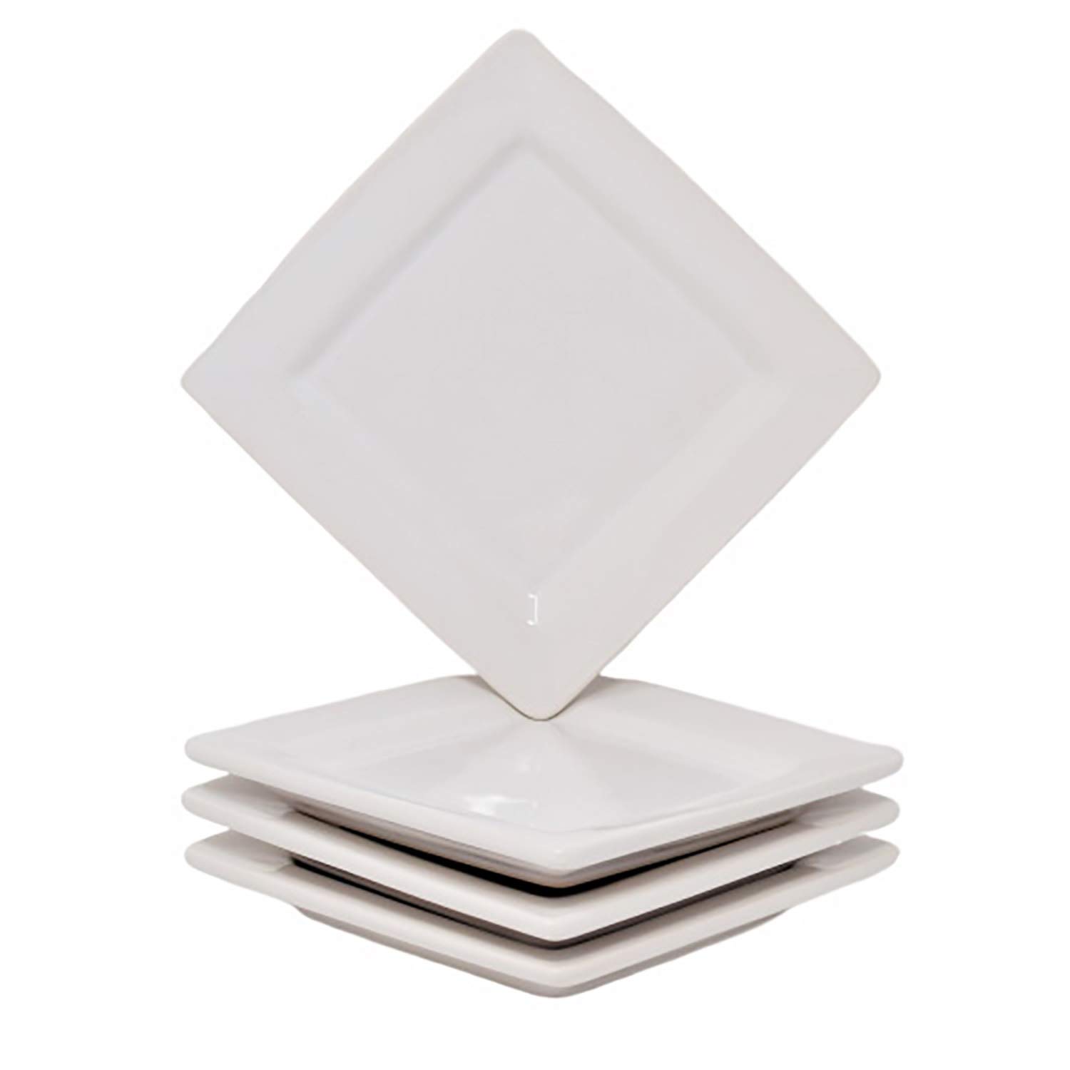 Small Square Appetizer Plates Set of 4 Buy Online in United Arab