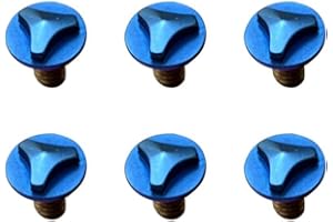 Wmool 6pcs TC4 Titanium Alloy Screws Knife Handle Nail Grip Screws DIY W Accessories & for Microtech UTX-85 Knives Accessories Parts