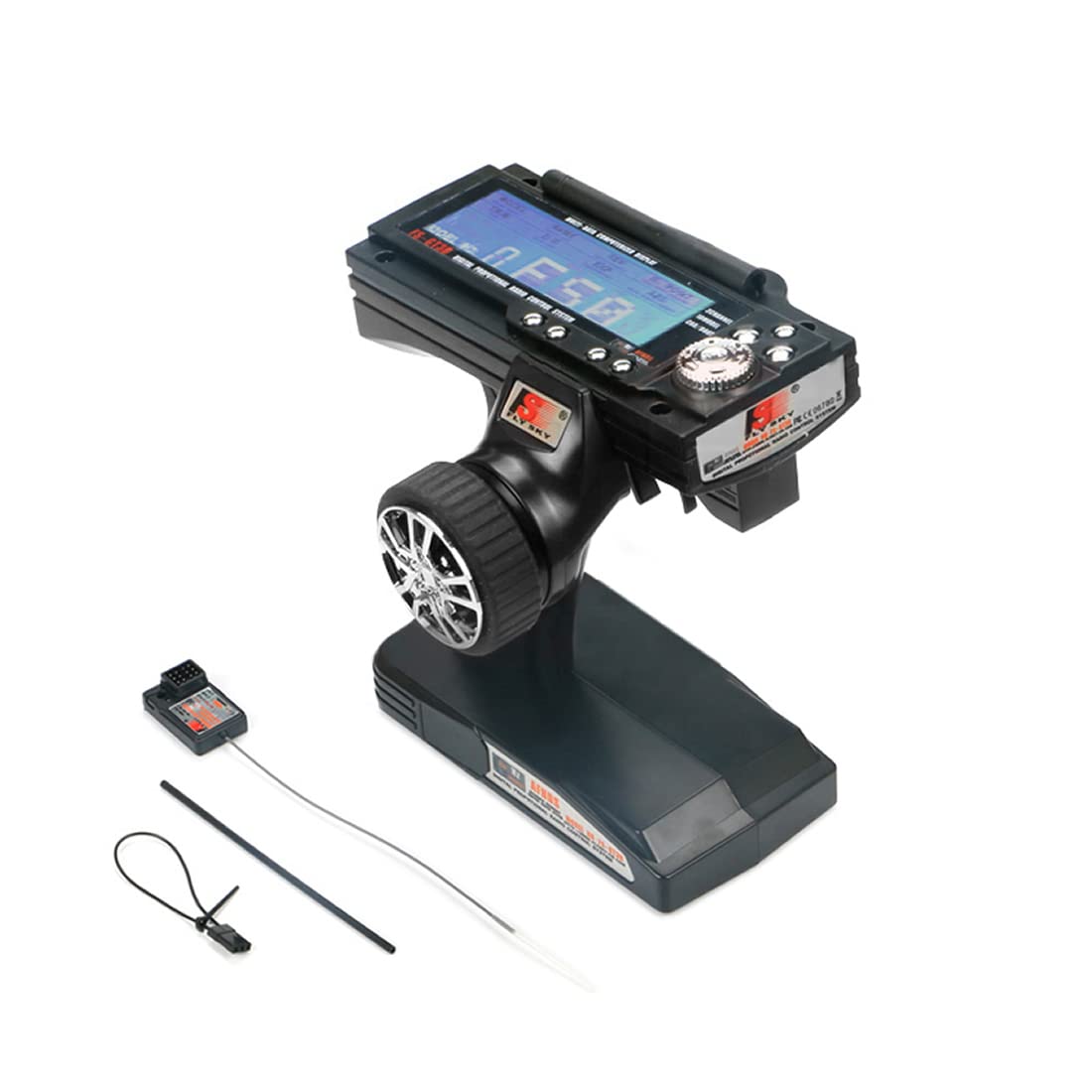 BEYEE Flysky FS-GT3B 3CH RC System 2.4G Radio Control Transmitter with FS-GR3E Receiver for RC Car Boat