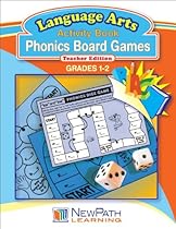 NewPath Learning Phonics Board Games Reproducible Workbook, Grade 1-2