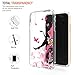 JAHOLAN Compatible iPhone Xs Max Case Clear Cute Amusing Whimsical Design Flower Fairy Flexible Bumper TPU Soft Rubber Silicone Cover Phone Case for iPhone Xs Max 2018 6.5 inch