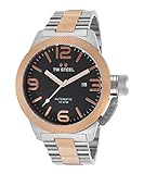 Tw Steel Cb136 Men's Canteen Automatic Two-Tone Stainless Steel Black Dial Watch