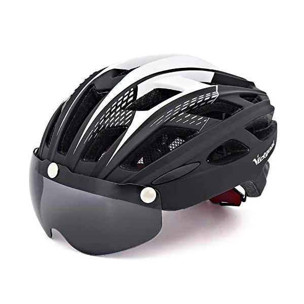 LUMDEER Bike Helmet With USB Rechargeable Rear Light Adult