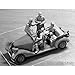 Master Box Where are The Damed Roads? WWII German Military Car (with 5 Figures and Dog) Figure Model Building Kits (1:35 Scale)