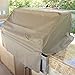 Formosa Covers | BBQ Built-in Grill Top Cover New Material Water Resistant Secure Fit for 36 inch Long BBQ Built-in Grill, Taupe, 36