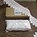 Trimscraft 5 Yards 3 Inches Wide Venise Cotton Lace Trims Eyelet Fabric for Garment Accessory DIY Craft Supply in White