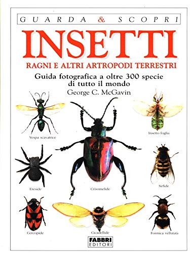 Amazon It Insetti Ragni E Altri Artropodi Terrestri Guida Fotografica A Oltre 300 Specie Di Tutto Il Mondo Ediz Illustrata Mcgavin George C Garibaldi F Libri