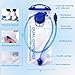 Hydration Bladder 2 Liter Water Reservoir 2L Leak Proof Water Bladder Bag, Replacement Reservoir Fits Most Hydration Packs, for Outdoor Hiking Cycling Climbing Running, Dual Opening, BPA Free