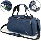 Sports Gym Bag with Shoes Compartment and Wet Pocket,42L Waterproof Duffel Bag for Men and Women,Durable Travel Duffel Bag with Shoulder Strap and Combination Lock
