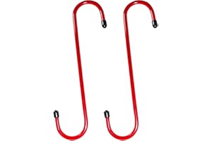 BELTANDROAD RoadandLord Brake Caliper Hangers, Brake Caliper Hooks with Rubber Tips, Automotive Tools for Mechanics for Brake Axle and Suspesion System Work - 2 Pack (Red)