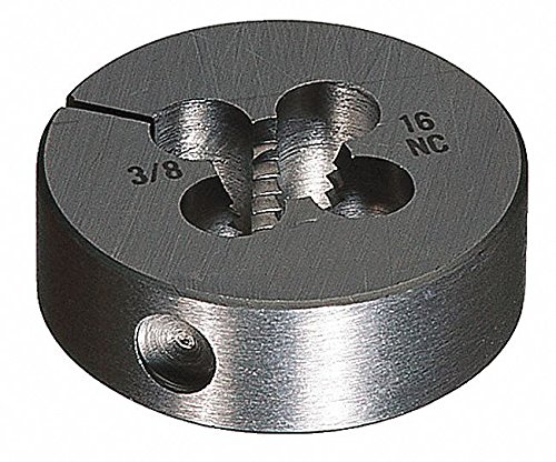Round Adjustable Die, UNF, Die Thread Size: 3/8"-24