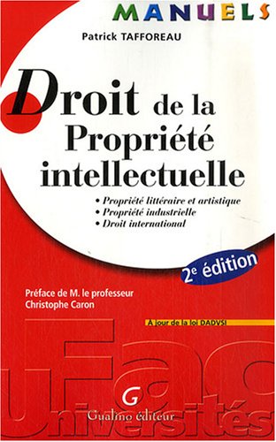 Droit de la propriété intellectuelle