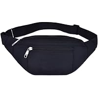 YUNGHE Waist Pack Bag for Men&Women - Waterproof Fanny Pack with Adjustable Strap for Workout Traveling Casual Running.