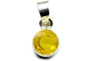 55Carat CHOOSE YOUR COLOR 2 to 10 Carat Round Shape Gemstones Simple Silver Pendant Locket