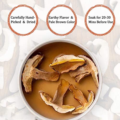 Yan Hou Tang Dried Porcini Mushrooms Wild Boletus 4 oz 112g Mycelium Spawn Spores Pine Bolete White Mushroom King