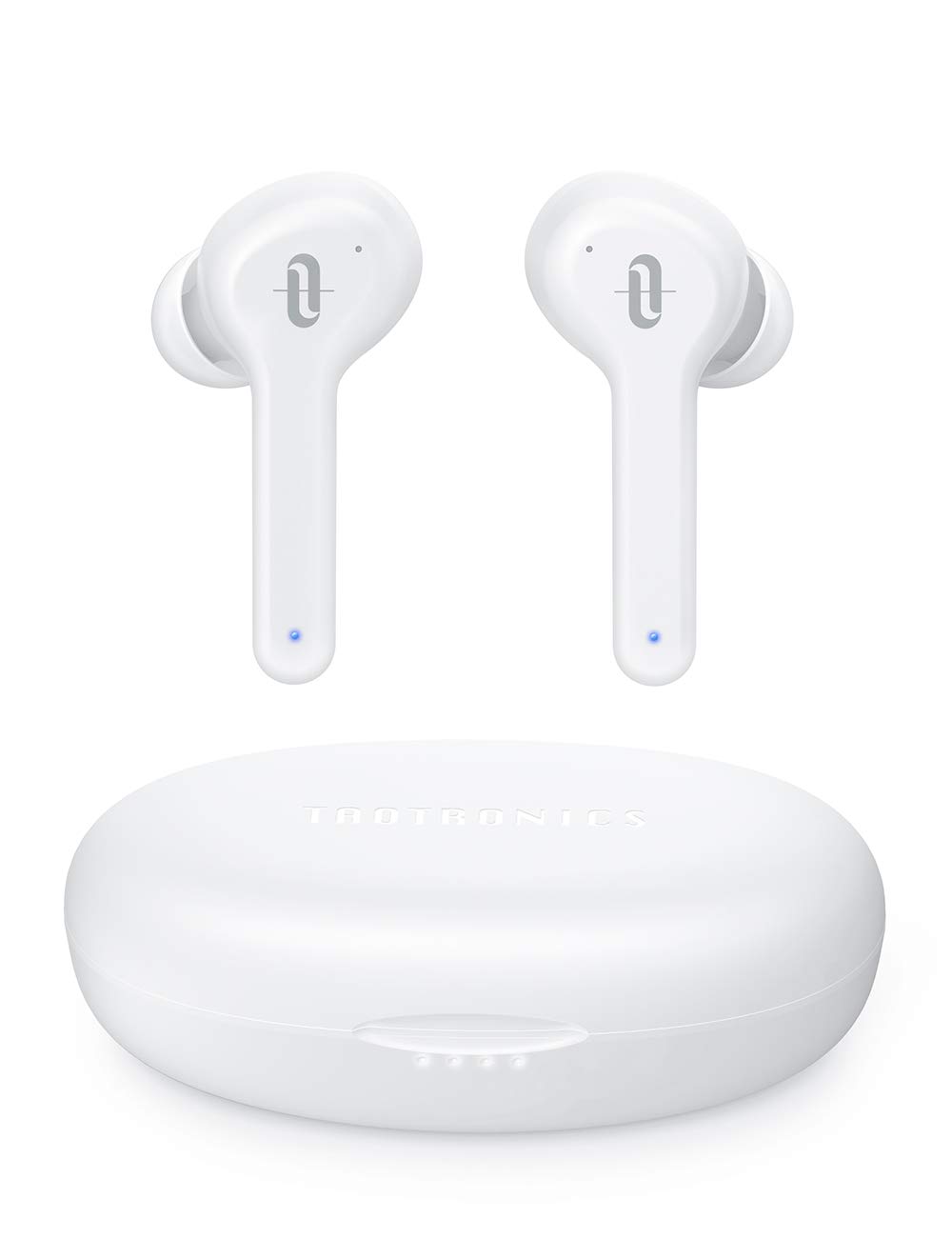 Photo 1 of TaoTronics True Wireless Earbuds, SoundLiberty 53 Pro Dual Mic Noise Cancelling Stereo USB-C Charging Wireless Earbuds Bluetooth 5.0 Open Pair IPX8 Wireless Headphones 30H Playtime for Sports