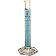 5ml Graduated Cylinder, Borosilicate 3.3 Glass, Single Metric Scale, Class B, Karter Scientific 233A2 (Single)
