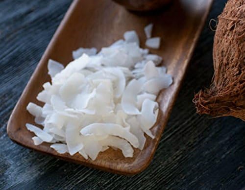 100% natural Coconut Chips ( Unsweetened coconut cut into small chips) (7 oz Tub)