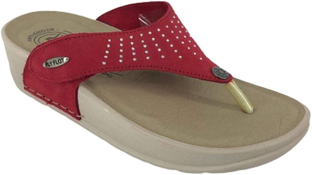 Ciabatte Donna Fly Flot In Microfibra - Morbide, Regolabili, Sottopiede Imbottito, Made In Italy, Bianco - Foto 9