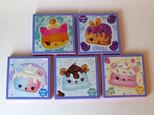Num Nom Scented Note Pads Set of 5 - Excellent Party Favors - Num Nom Birthday Party Favors