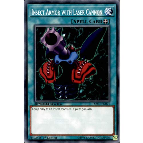 Yugioh Sbsc En021 1st Ed Insect Armor With Laser Cannon | Desertcart Gambia