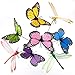 AUSTOR 26 Pcs Dragonfly Butterfly Stakes Garden Ornaments & Patio Decor Party Supplies Butterfly Decorations for Outdoor Garden Yard