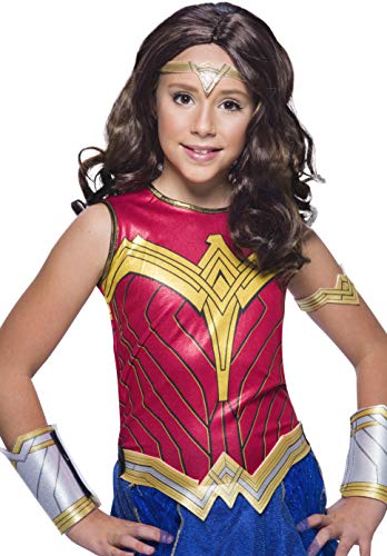 DC Wonder Woman 1984: Wonder Woman Wig for Kids by Rubies, Girl's No Size